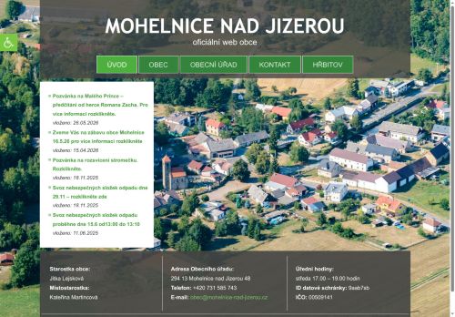 Zobrazit webové stránky Obecní úřad Mohelnice nad Jizerou
