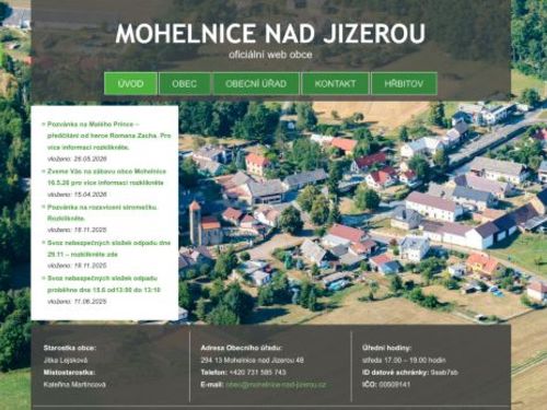 Obecní úřad Mohelnice nad Jizerou