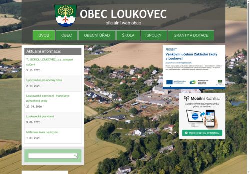 Zobrazit webové stránky Obecní úřad Loukovec