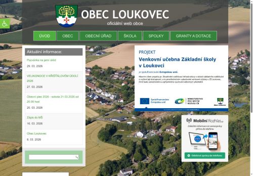 Zobrazit webové stránky Obecní úřad Loukovec