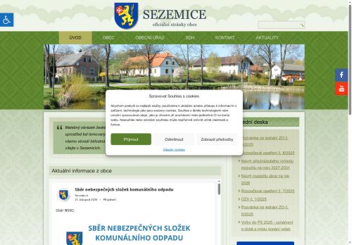 Zobrazit webové stránky Obecní úřad Sezemice