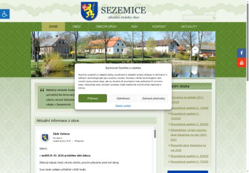 Zobrazit webové stránky Obecní úřad Sezemice