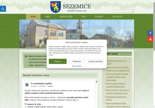 Zobrazit webové stránky Obecní úřad Sezemice
