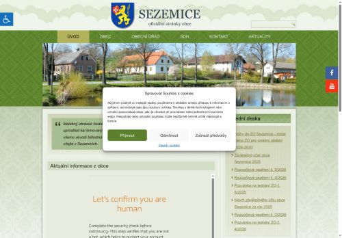 Zobrazit webové stránky Obecní úřad Sezemice