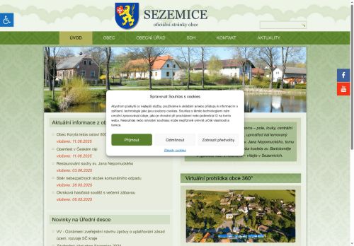 Zobrazit webové stránky Obecní úřad Sezemice
