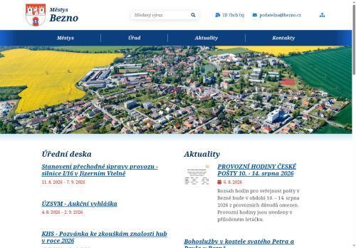 Zobrazit webové stránky Úřad městyse Bezno