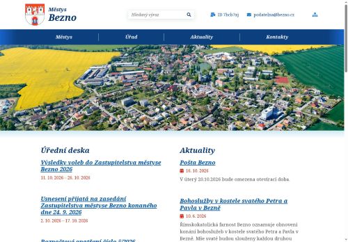 Zobrazit webové stránky Úřad městyse Bezno