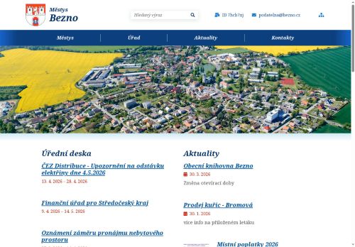 Zobrazit webové stránky Úřad městyse Bezno