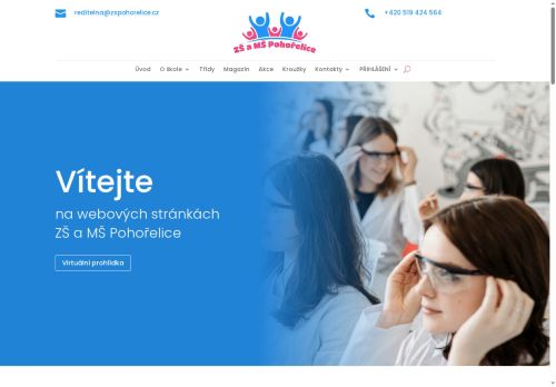 Zobrazit webové stránky Základní škola a Mateřská škola Pohořelice