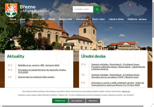 Zobrazit webové stránky Úřad městyse Březno