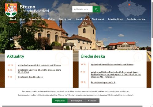 Zobrazit webové stránky Úřad městyse Březno