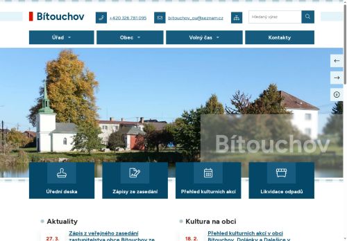 Zobrazit webové stránky Obecní úřad Bítouchov