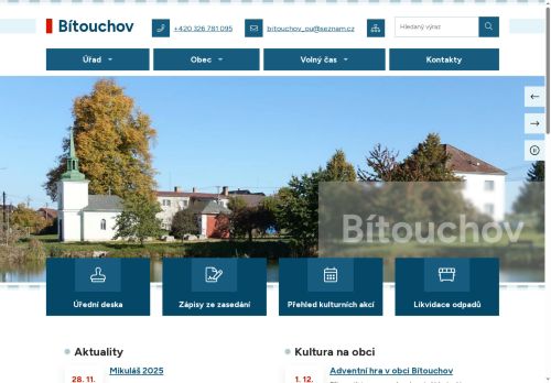 Zobrazit webové stránky Obecní úřad Bítouchov