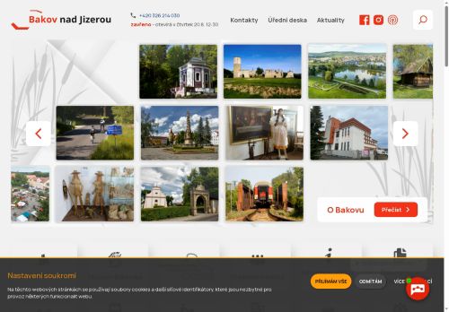 Zobrazit webové stránky Městský úřad Bakov nad Jizerou