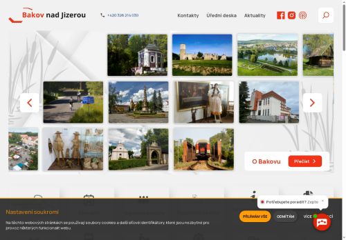 Zobrazit webové stránky Městský úřad Bakov nad Jizerou