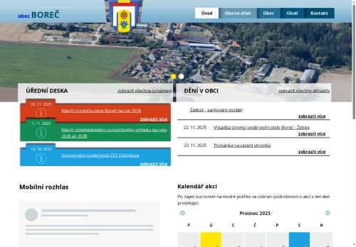 Zobrazit webové stránky Obecní úřad Boreč