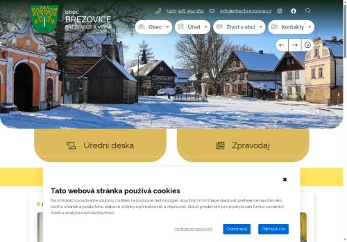 Zobrazit webové stránky Obecní úřad Březovice