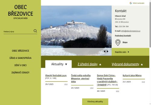 Zobrazit webové stránky Obecní úřad Březovice
