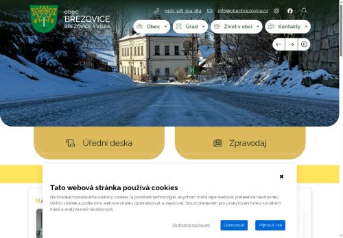 Zobrazit webové stránky Obecní úřad Březovice
