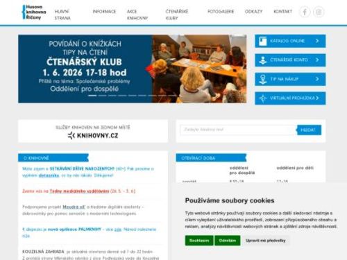 Husova knihovna Říčany, příspěvková organizace