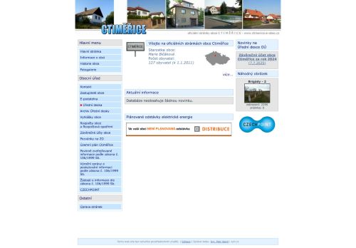 Zobrazit webové stránky Obecní úřad Ctiměřice