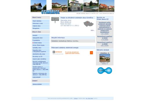 Zobrazit webové stránky Obecní úřad Ctiměřice