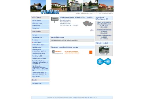 Zobrazit webové stránky Obecní úřad Ctiměřice