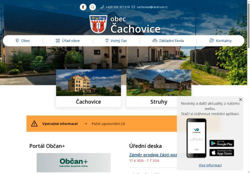 Zobrazit webové stránky Obecní úřad Čachovice