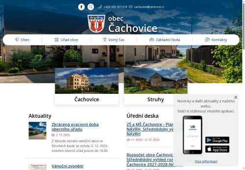 Zobrazit webové stránky Obecní úřad Čachovice