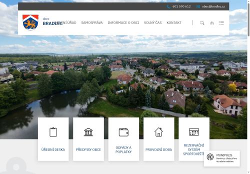 Zobrazit webové stránky Obecní úřad Bradlec