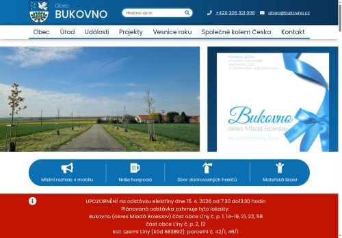 Zobrazit webové stránky Obecní úřad Bukovno