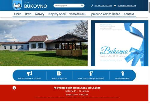 Zobrazit webové stránky Obecní úřad Bukovno