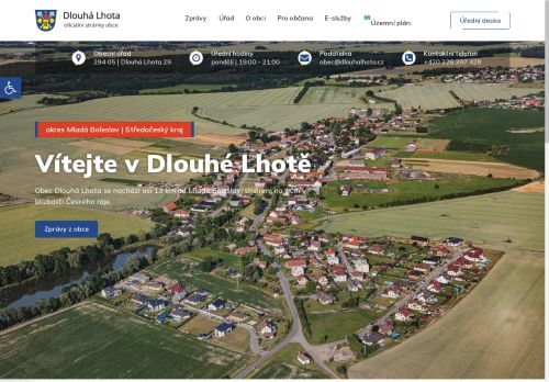 Zobrazit webové stránky Obecní úřad Dlouhá Lhota