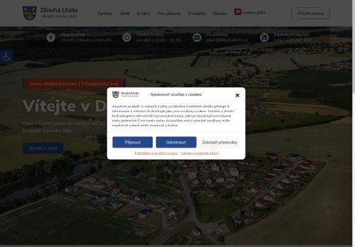 Zobrazit webové stránky Obecní úřad Dlouhá Lhota
