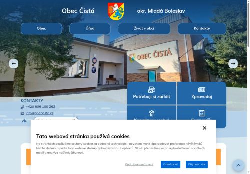 Obec Čistá nabízí práci na pozici Účetní - hospodář/hospodářka obce v obci Čistá