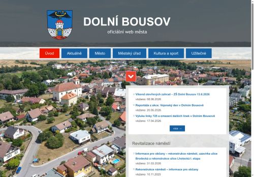 Zobrazit webové stránky Městský úřad Dolní Bousov