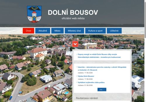 Zobrazit webové stránky Městský úřad Dolní Bousov
