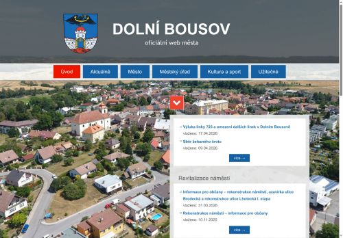 Zobrazit webové stránky Městský úřad Dolní Bousov