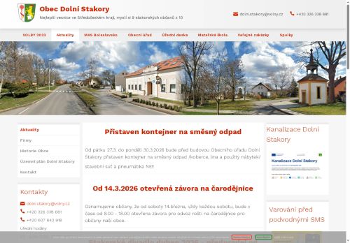 Zobrazit webové stránky Obecní úřad Dolní Stakory