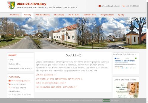 Zobrazit webové stránky Obecní úřad Dolní Stakory