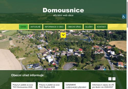 Zobrazit webové stránky Obecní úřad Domousnice