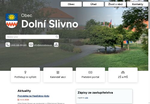 Zobrazit webové stránky Obecní úřad Dolní Slivno