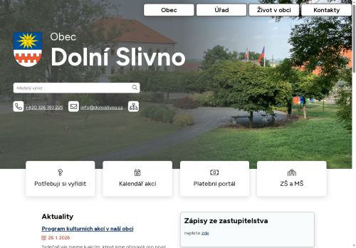 Zobrazit webové stránky Obecní úřad Dolní Slivno