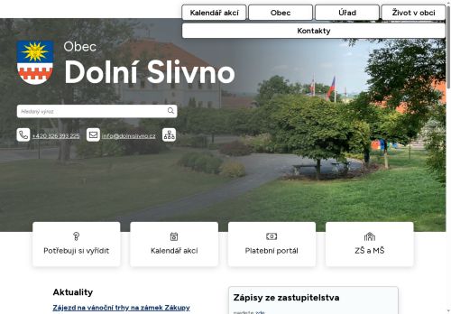 Zobrazit webové stránky Obecní úřad Dolní Slivno