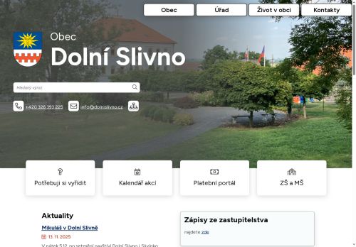 Zobrazit webové stránky Obecní úřad Dolní Slivno