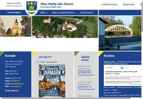 Zobrazit webové stránky Obecní úřad Horky nad Jizerou