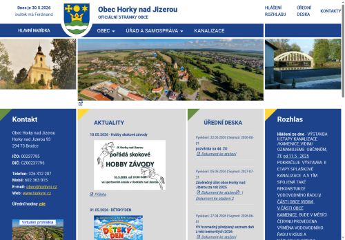 Zobrazit webové stránky Obecní úřad Horky nad Jizerou