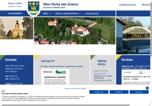 Zobrazit webové stránky Obecní úřad Horky nad Jizerou
