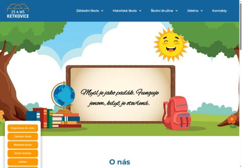 Zobrazit webové stránky Základní škola a Mateřská škola Ketkovice