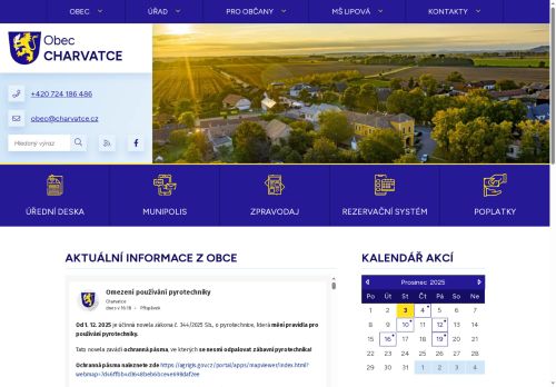 Zobrazit webové stránky Obecní úřad Charvatce